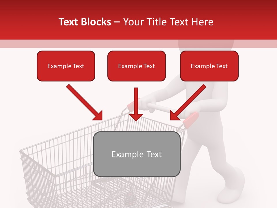 Cart Design Basket PowerPoint Template