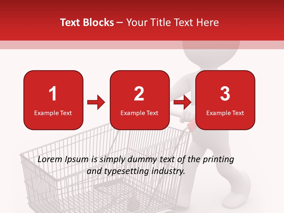 Cart Design Basket PowerPoint Template