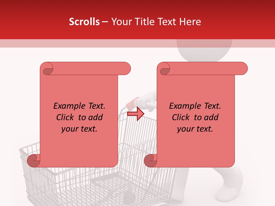Cart Design Basket PowerPoint Template