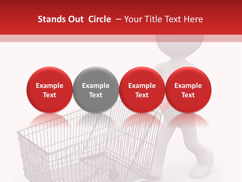 Cart Design Basket PowerPoint Template