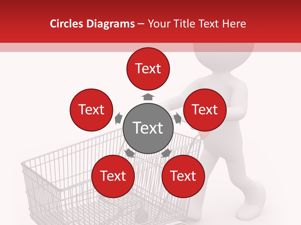 Cart Design Basket PowerPoint Template