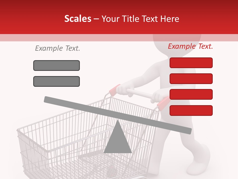 Cart Design Basket PowerPoint Template