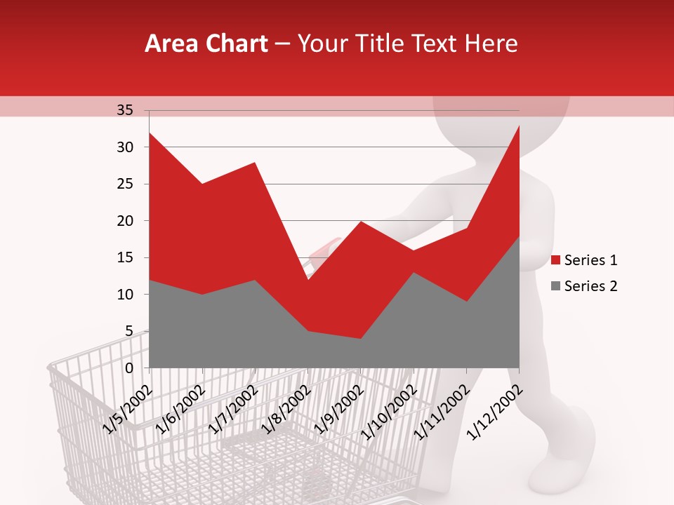 Cart Design Basket PowerPoint Template