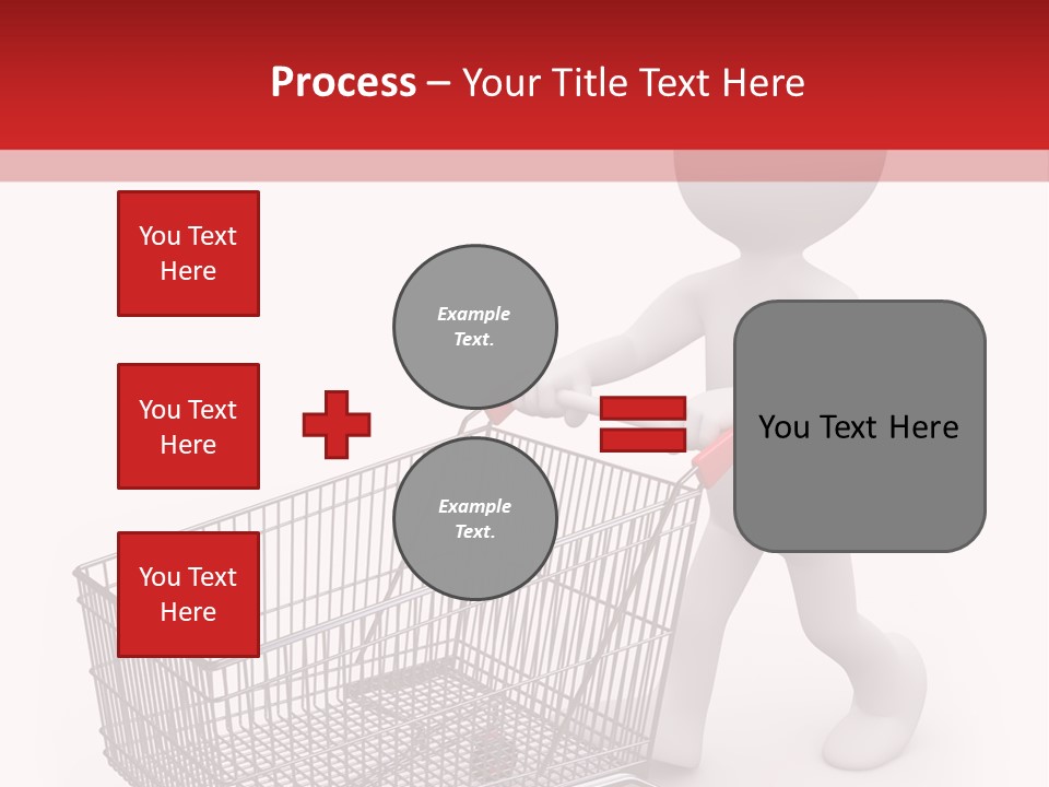 Cart Design Basket PowerPoint Template