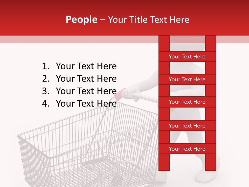 Cart Design Basket PowerPoint Template