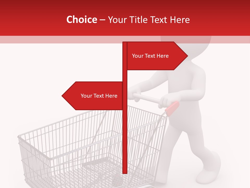 Cart Design Basket PowerPoint Template