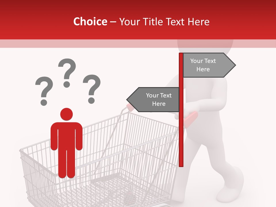 Cart Design Basket PowerPoint Template