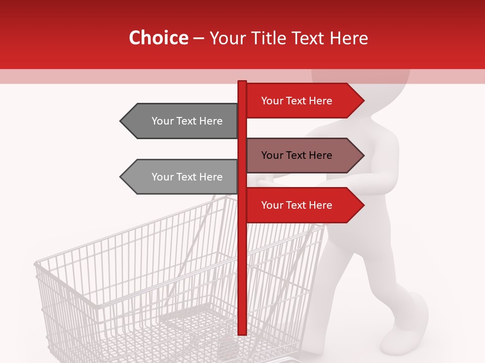 Cart Design Basket PowerPoint Template