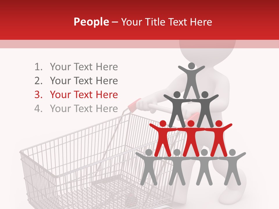 Cart Design Basket PowerPoint Template