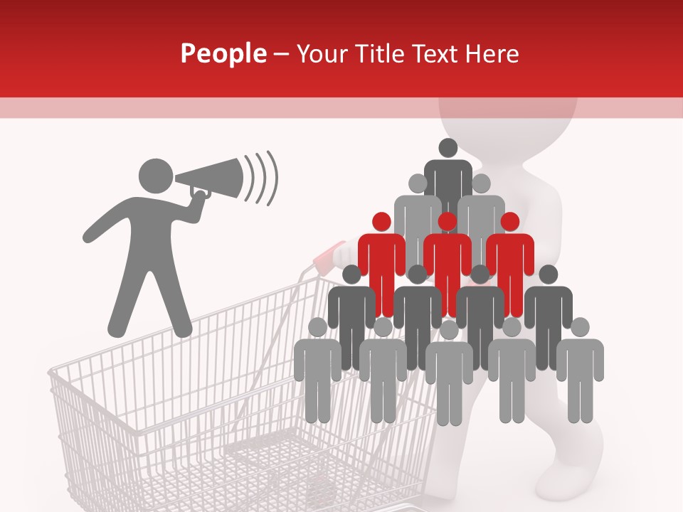 Cart Design Basket PowerPoint Template