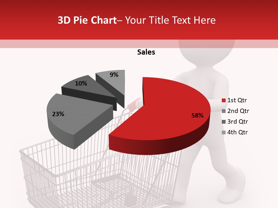 Cart Design Basket PowerPoint Template