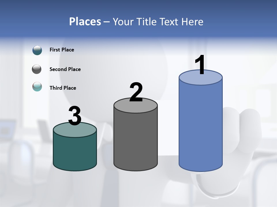 Male White Show PowerPoint Template