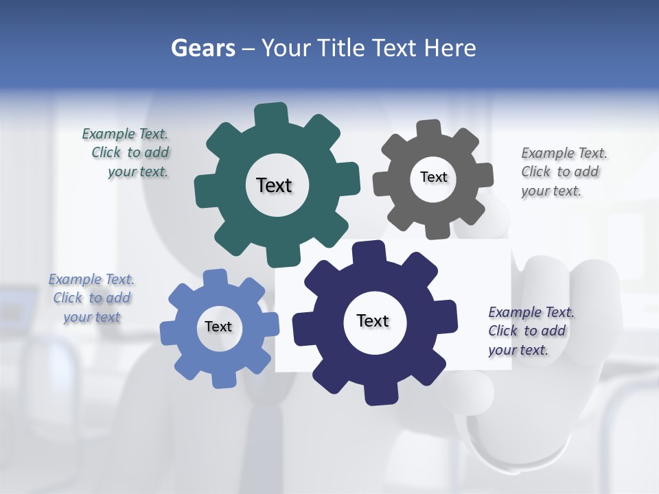 Male White Show PowerPoint Template