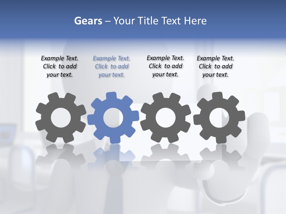 Male White Show PowerPoint Template