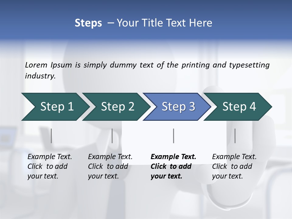 Male White Show PowerPoint Template