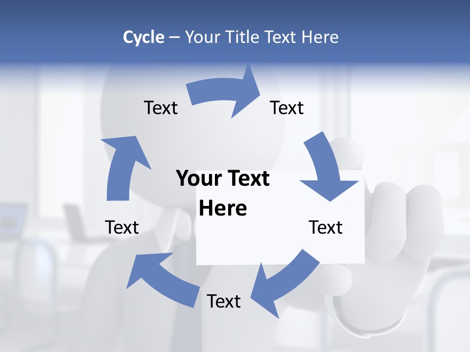 Male White Show PowerPoint Template