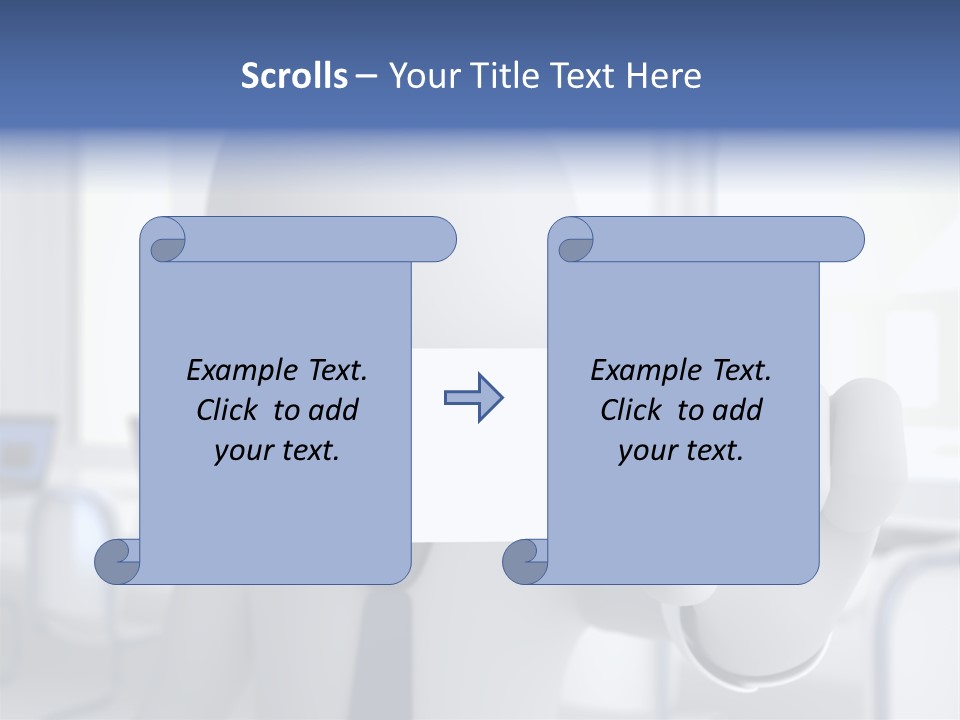 Male White Show PowerPoint Template