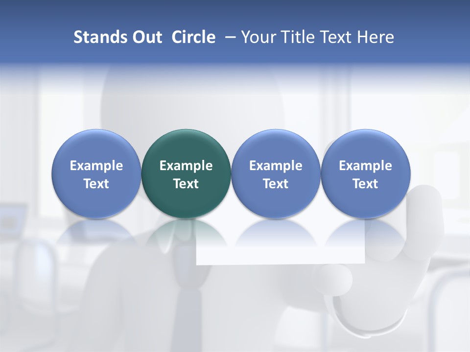 Male White Show PowerPoint Template