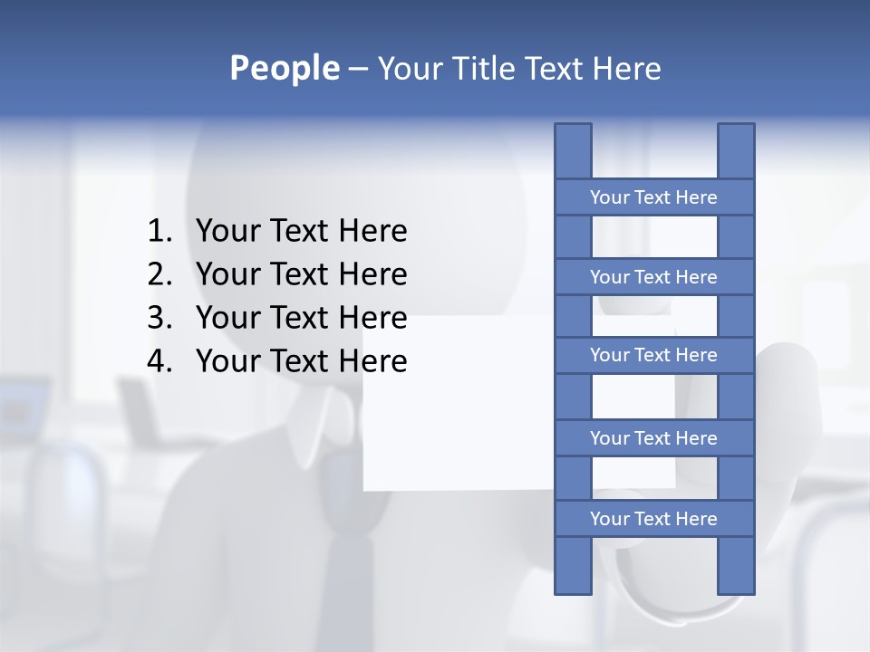Male White Show PowerPoint Template