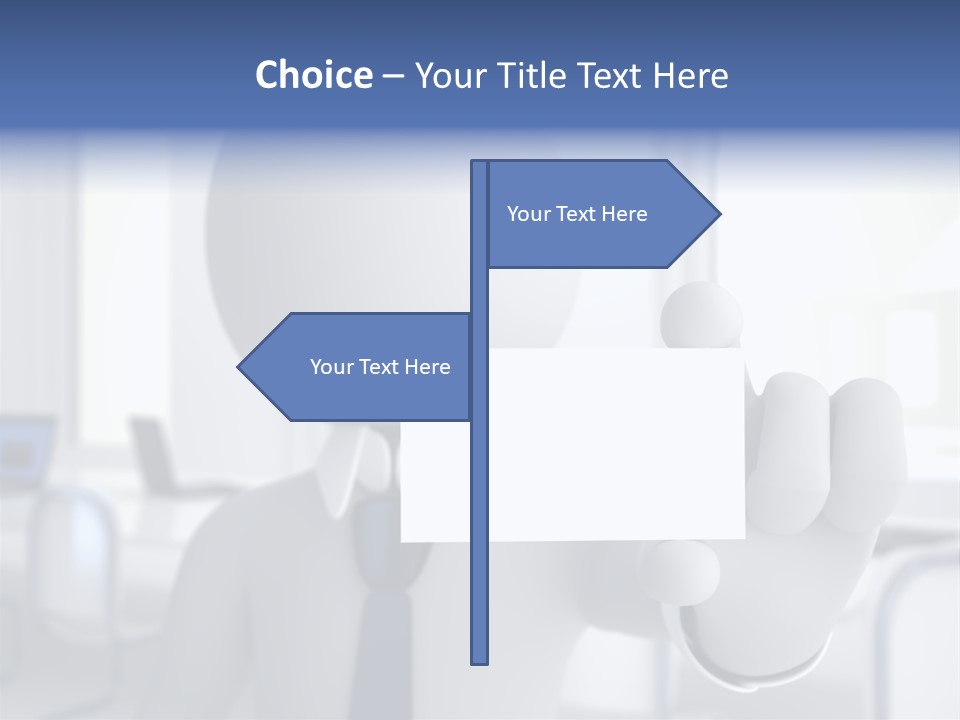 Male White Show PowerPoint Template