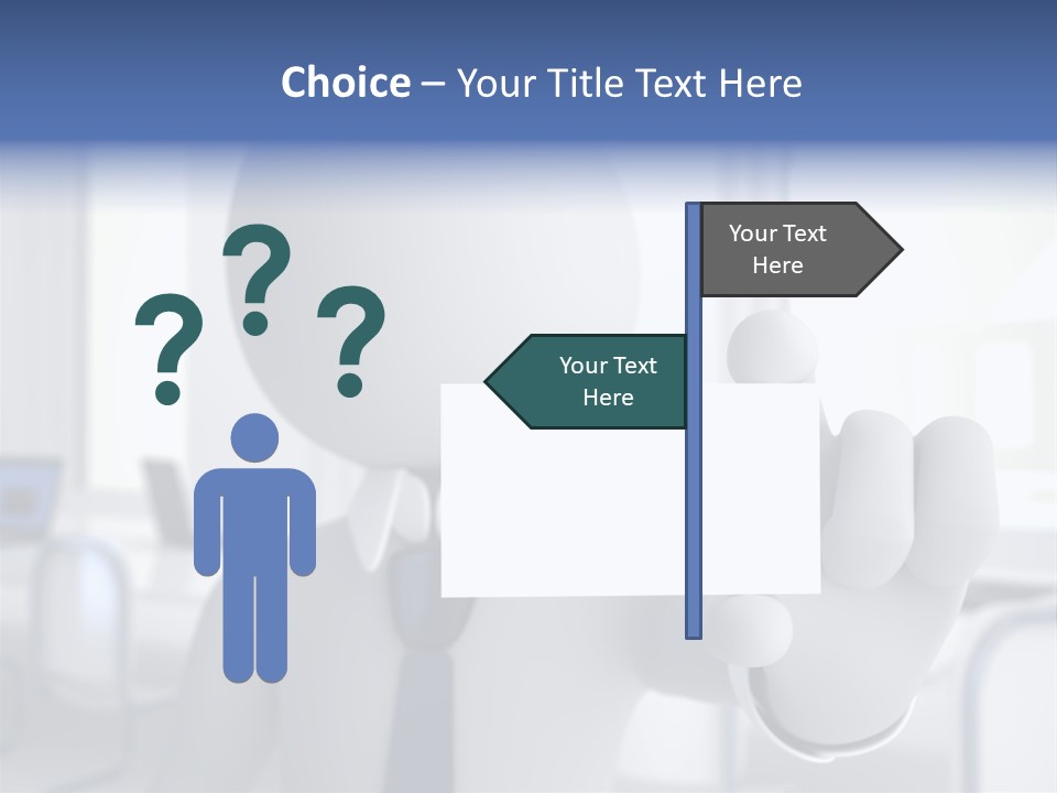 Male White Show PowerPoint Template