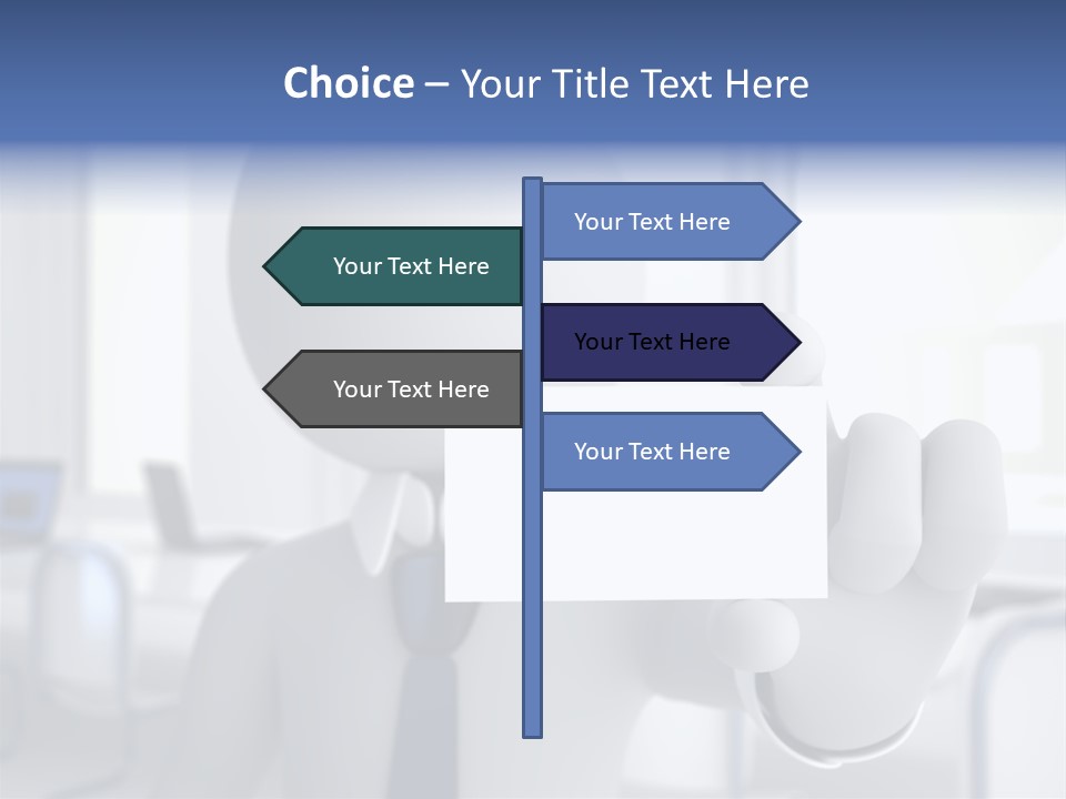 Male White Show PowerPoint Template