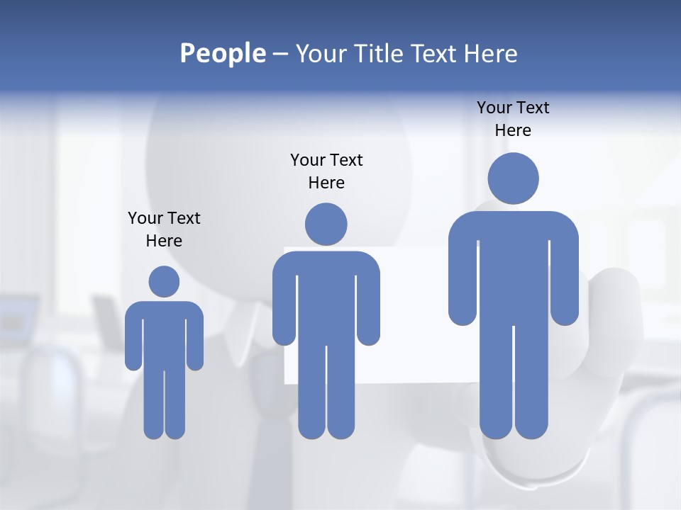 Male White Show PowerPoint Template