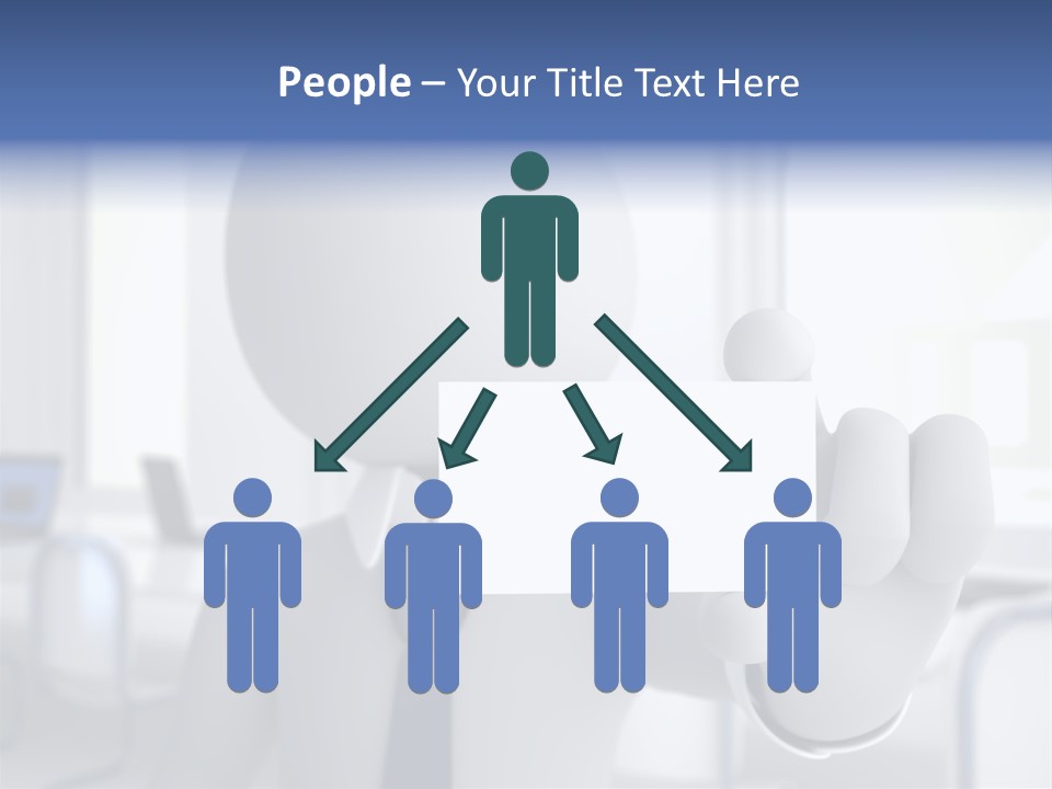 Male White Show PowerPoint Template