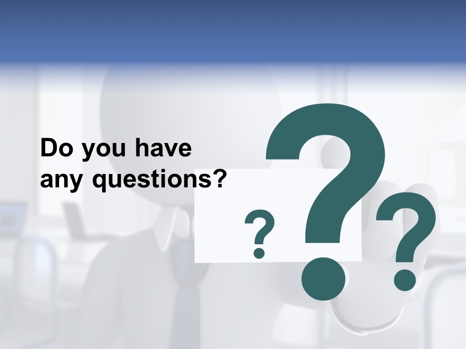 Male White Show PowerPoint Template