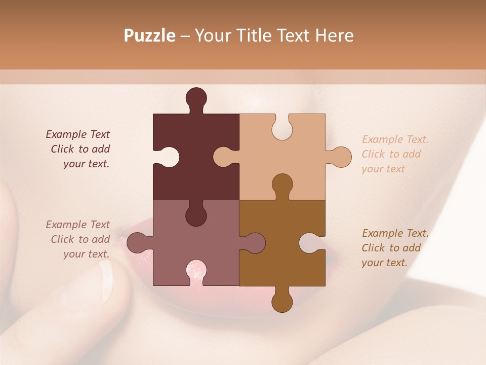 Skin Make Up People PowerPoint Template