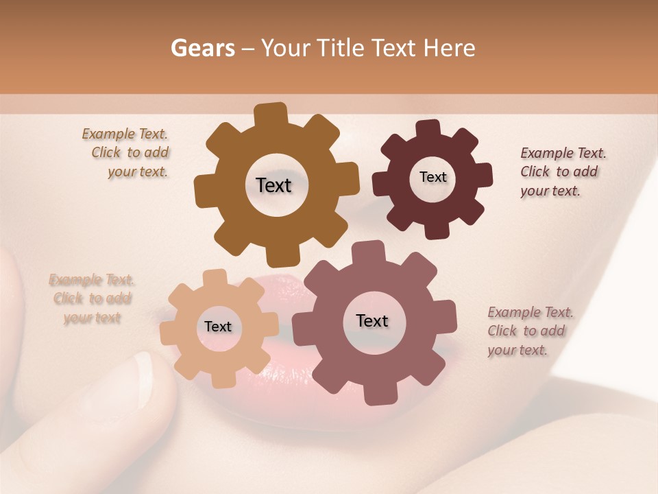 Skin Make Up People PowerPoint Template