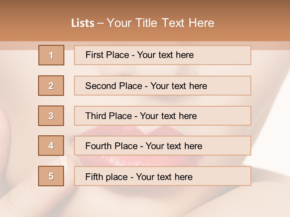 Skin Make Up People PowerPoint Template