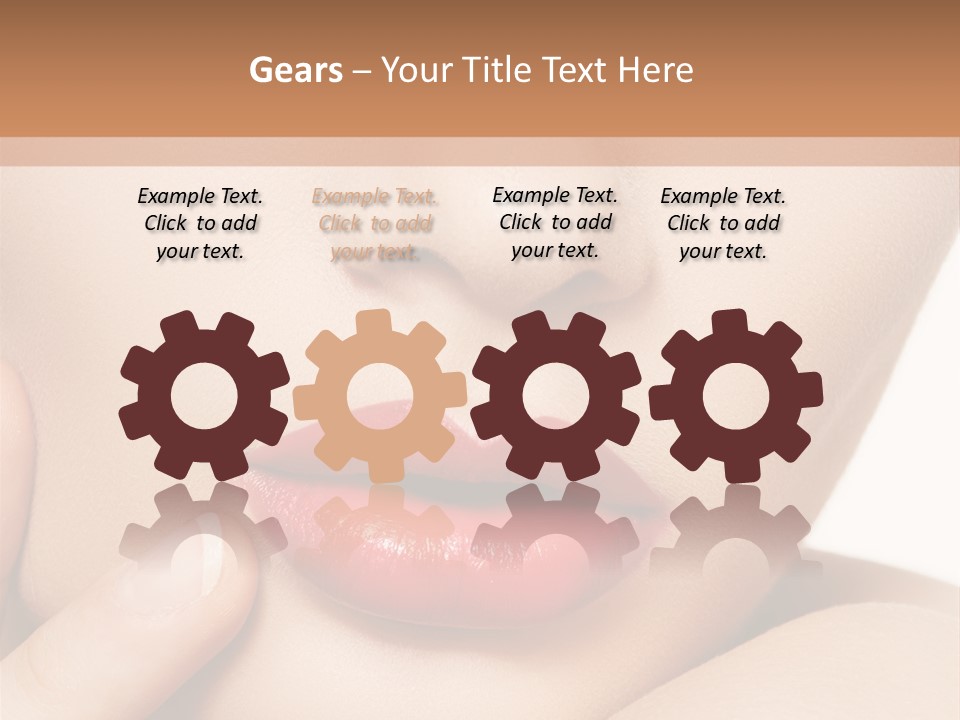 Skin Make Up People PowerPoint Template