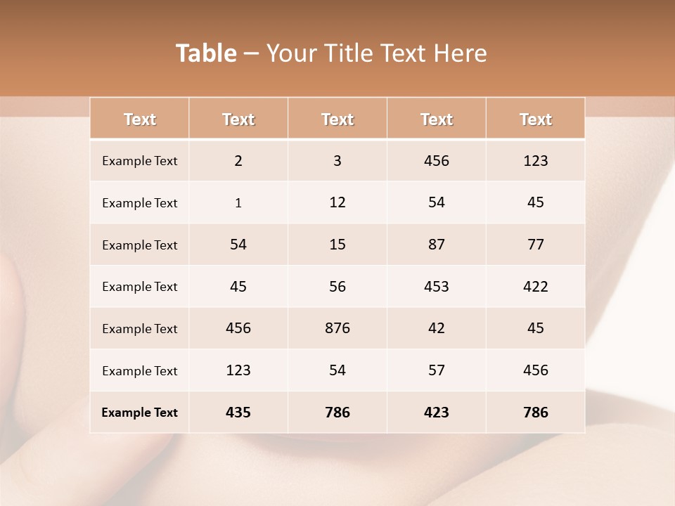 Skin Make Up People PowerPoint Template