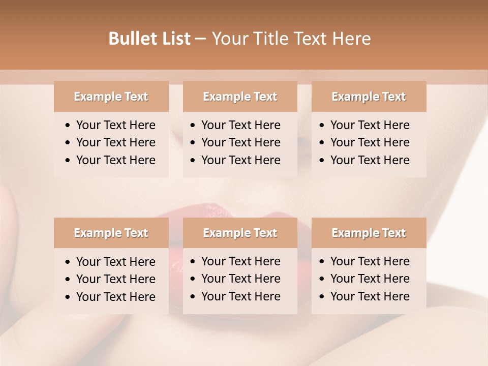 Skin Make Up People PowerPoint Template