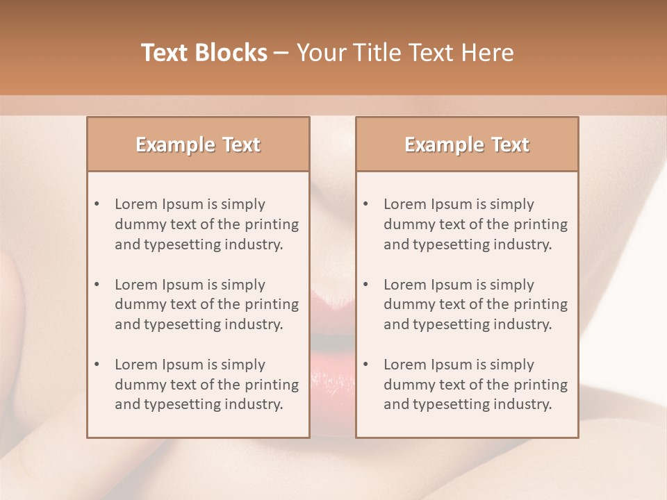 Skin Make Up People PowerPoint Template