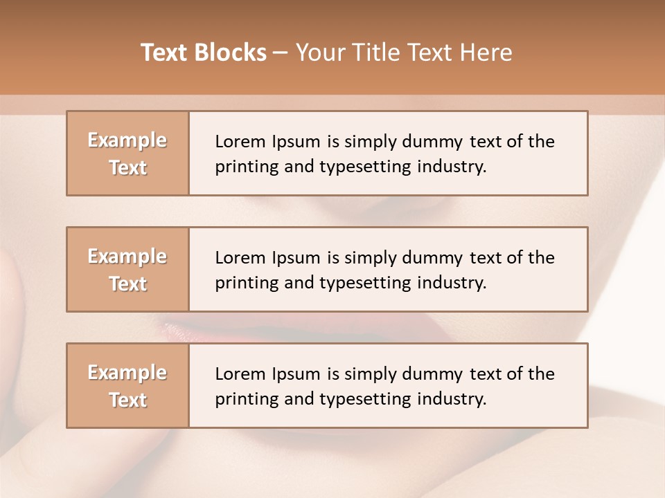 Skin Make Up People PowerPoint Template