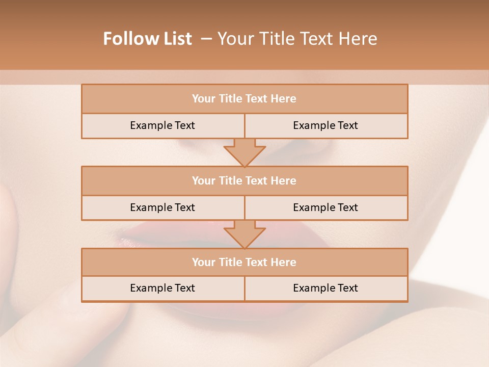 Skin Make Up People PowerPoint Template