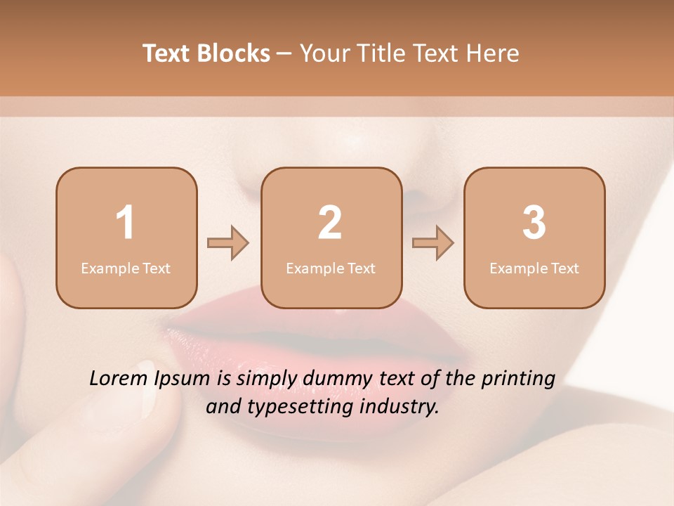Skin Make Up People PowerPoint Template