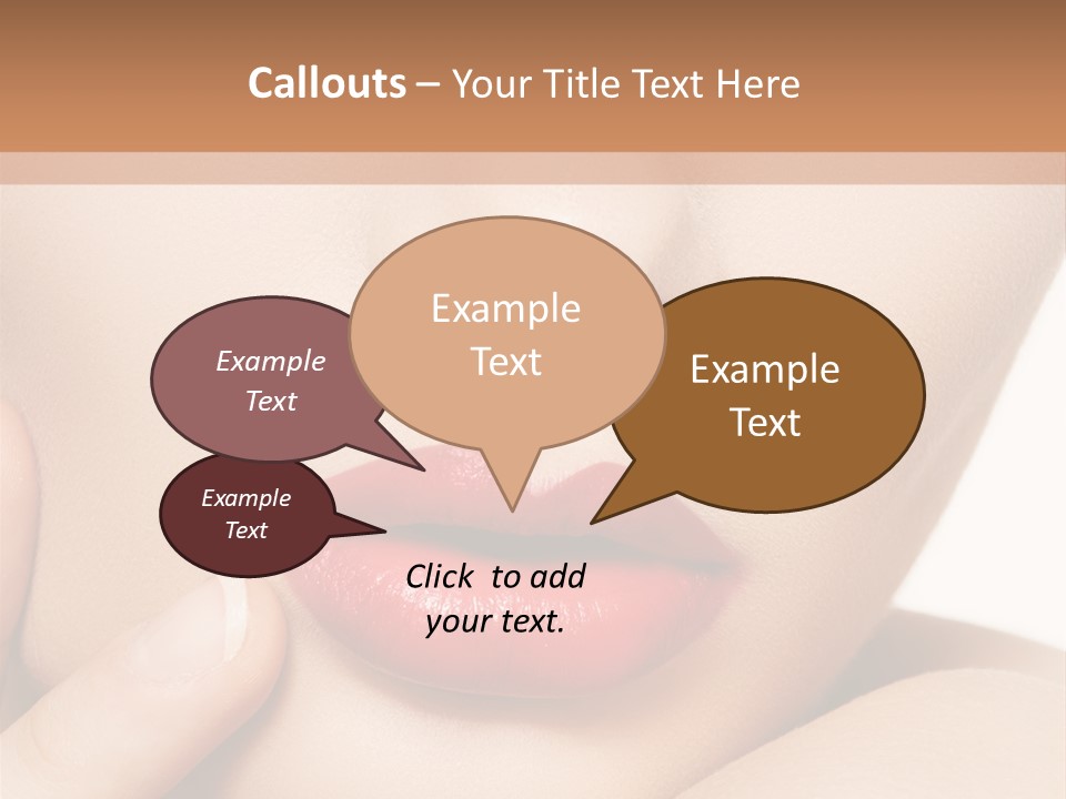 Skin Make Up People PowerPoint Template