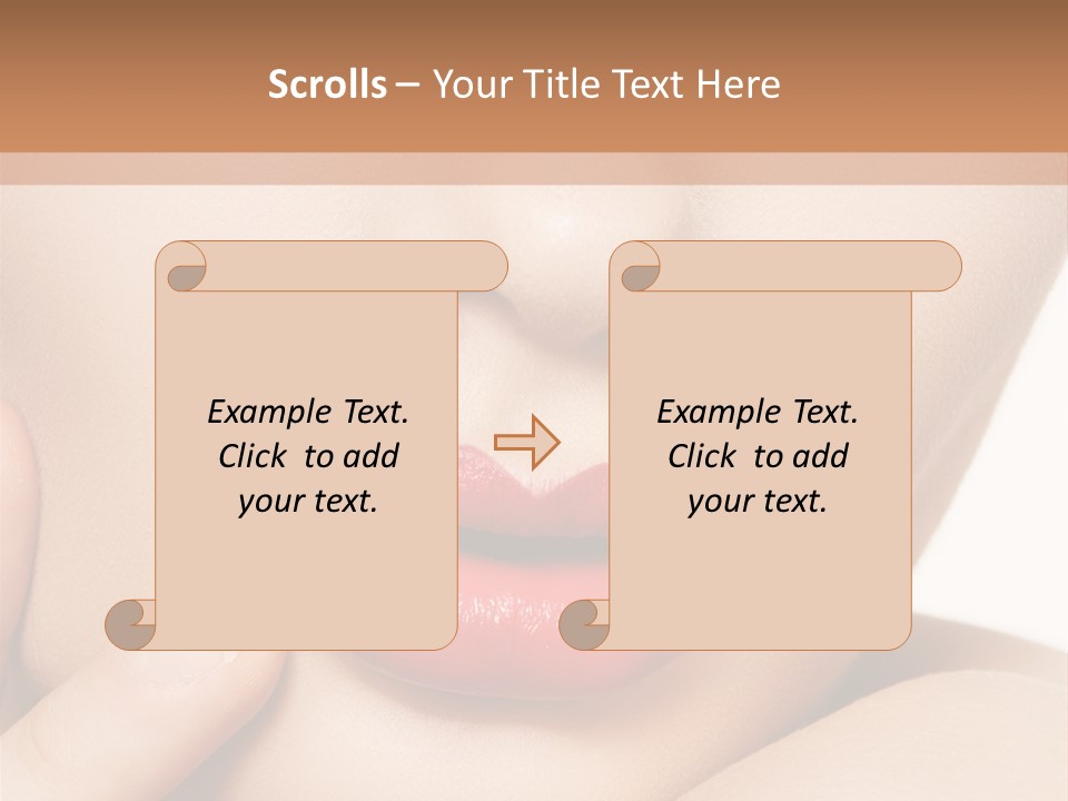 Skin Make Up People PowerPoint Template