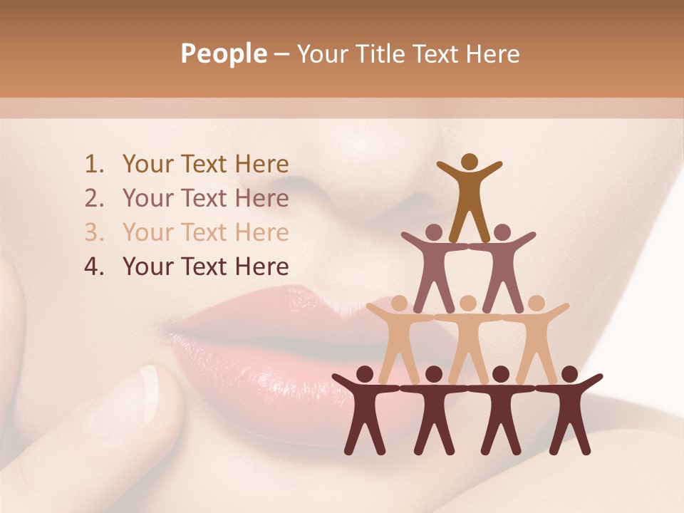 Skin Make Up People PowerPoint Template