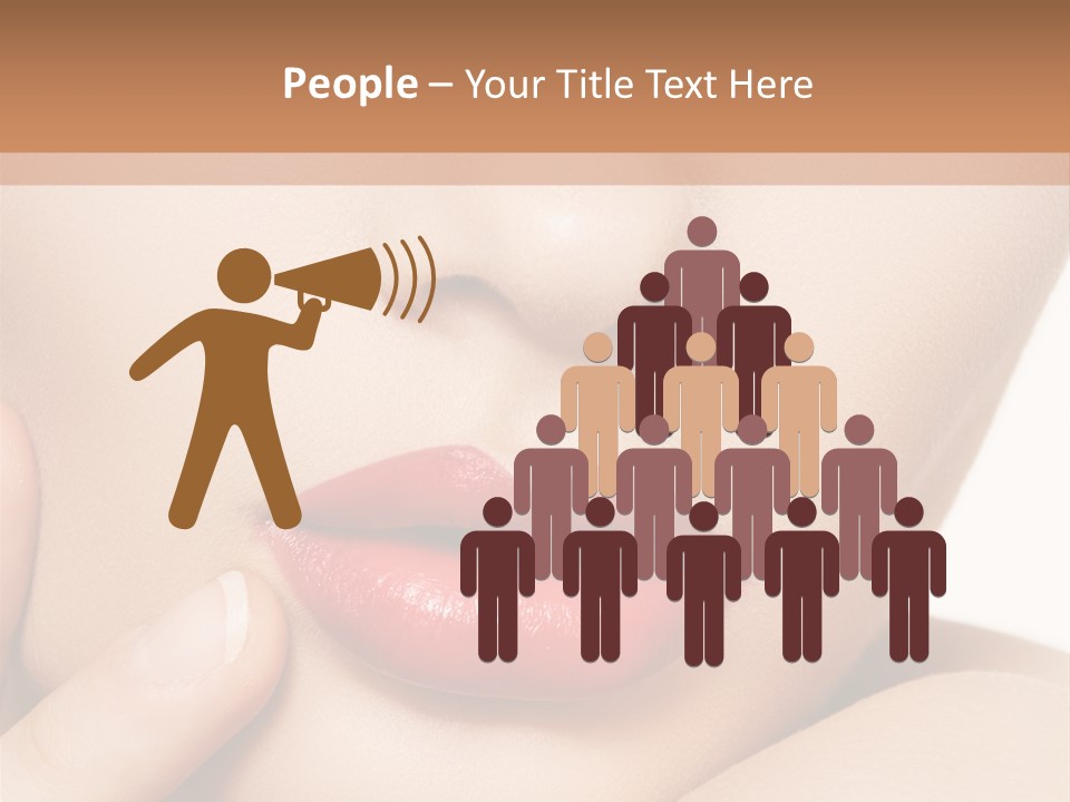 Skin Make Up People PowerPoint Template