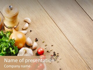 Background Food Oak PowerPoint Template