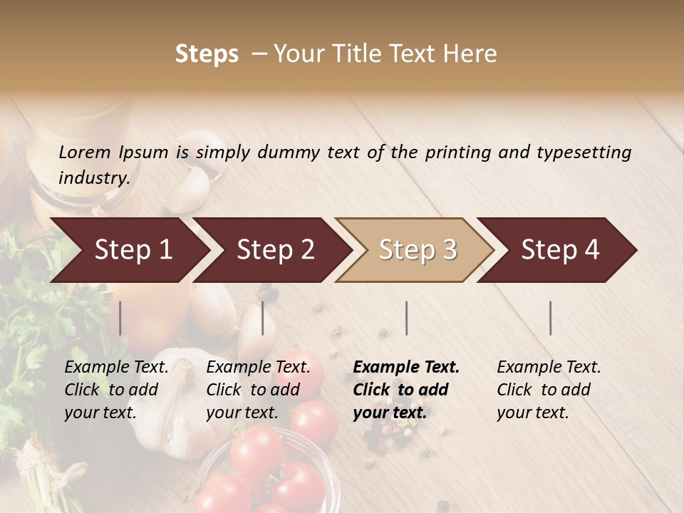 Background Food Oak PowerPoint Template