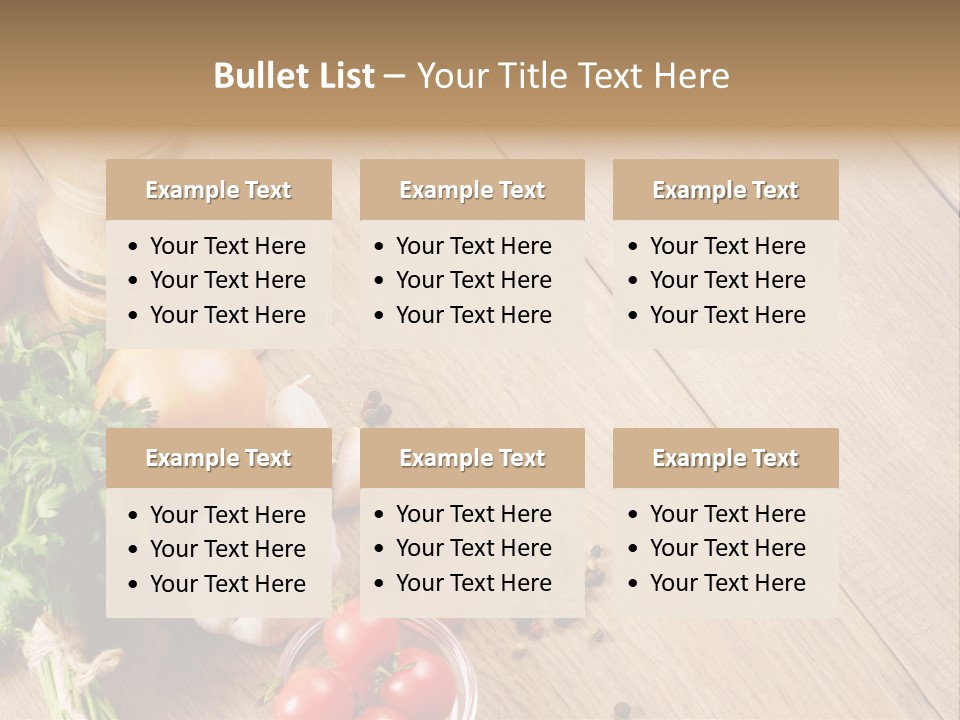 Background Food Oak PowerPoint Template