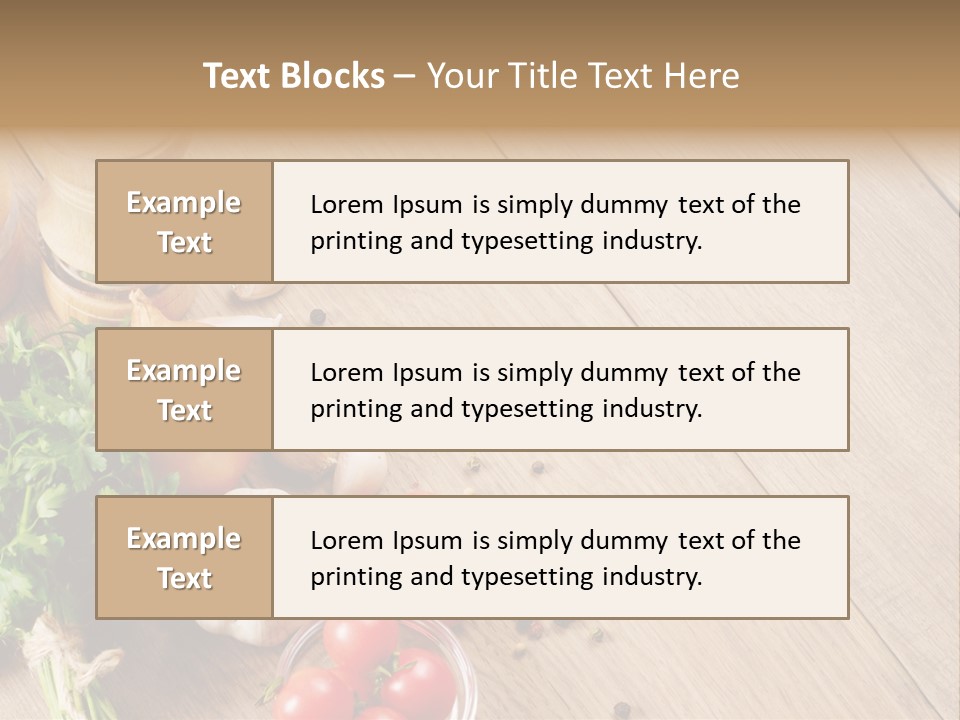 Background Food Oak PowerPoint Template