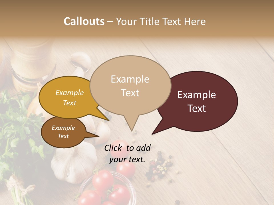 Background Food Oak PowerPoint Template