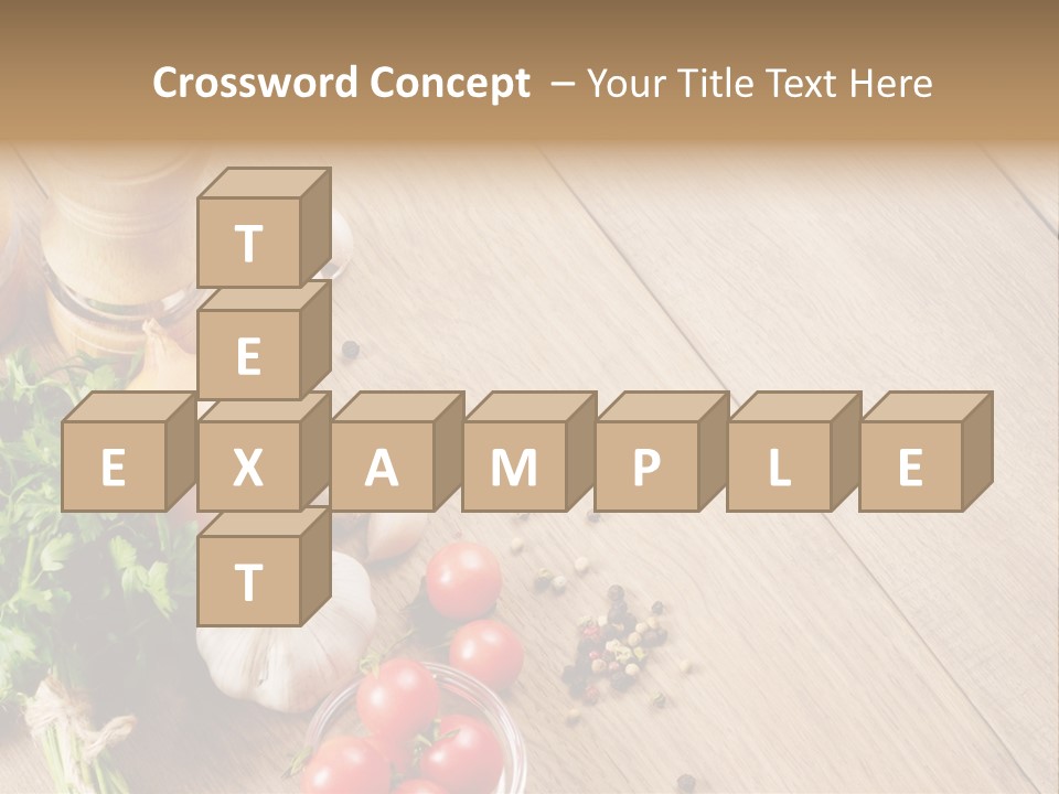 Background Food Oak PowerPoint Template