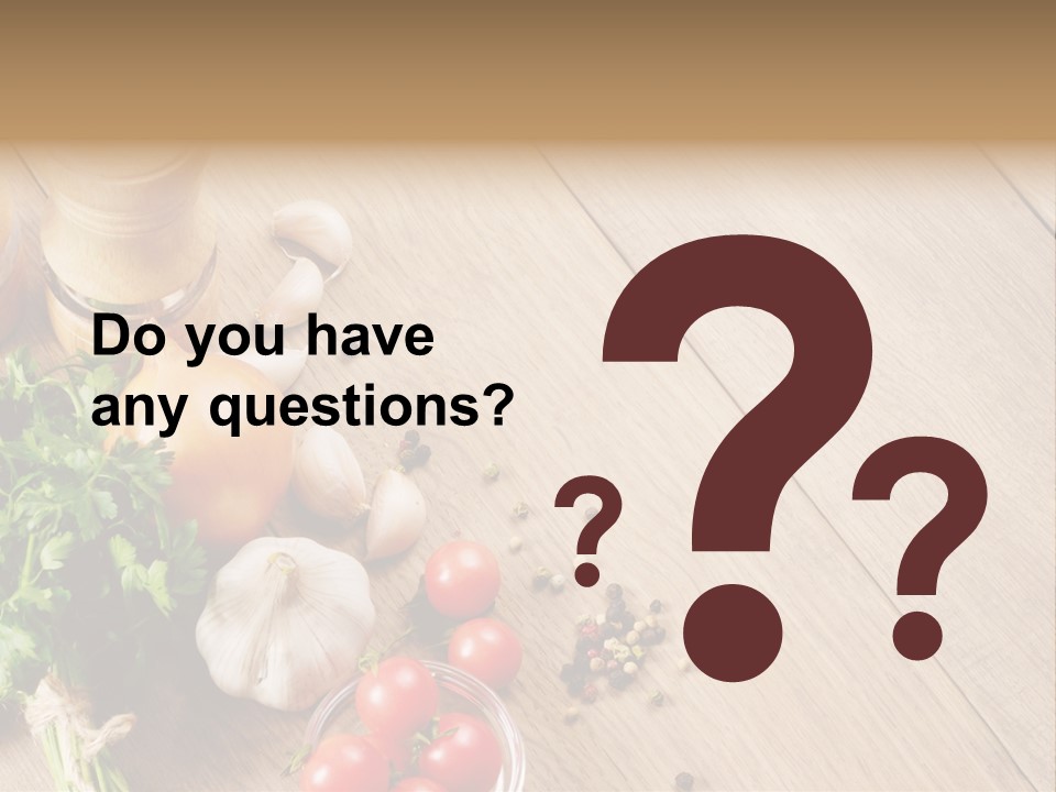 Background Food Oak PowerPoint Template